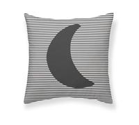 Kids&Cotton Funda de cojín Lorin A Negro 50 x 50 cm