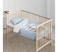 Kids&Cotton Funda Nórdica Farid Azul 175 Hilos 115 x 145 cm