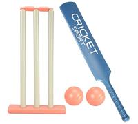 Kids Cricket Set ABS Plastic Cricket Bat Bat y Ball Beach Beach Wicket Stand Kit para niños Interacción Deportiva para niños para Padres e Hijos