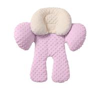 Kids Cushion - Baby Car Seat Insert Support | Soft Cotton Padding with Adjustable Headrest, Breathable Body Supports Pillow for Stroller Swing Bouncer and Long Ride Safety