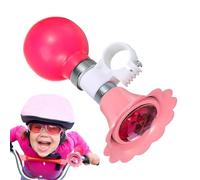 Kids Cycle Horn - Hand Operated Bike Siren Hooter, Cartoon Style Horn, Rubber Bulb, Strong Audible Tone | Bicycle Bell Alternative, Outdoor Riding Safety Tool, Handlebar Mounted Signal