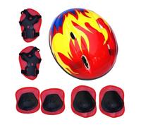 Kids Cycling Safety Hat Set - 7PCS Set Kids Cycling Safety Hat Knee Elbow Pads Wrist Guards | Protective Gear Śet For Skateboard Çycling Roller Skating Scooter Outdoor Sport, Complete Child Protection