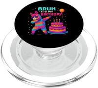 Kids Dabbing Llama Birthday Funny Bday Party tee Gifts PopSockets PopGrip para MagSafe