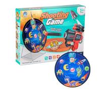 Kids Dart Board - 28,35 Pulgadas Grandes Tarjetas de Dardo para Les - Conjunto de objetivos de doble cara con bola pegajosa actividades deportivas interactivas