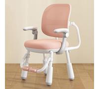 Kids' Desk Chairs for Boys with Arm Desk Chair Comfy Ergonomic with Foot Rest Gaming Chairs for Kids Adjustable Height, for Home, School, Office,Pink,B