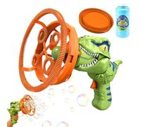 Kids' Dinosaur Bubbles - Bubble Machine Layers of Bubbles, Bubble Machine for Kids, Spraying Over per Minute. Suitable for Outdoor Toys, Birthday, and Easter Presents for Girls