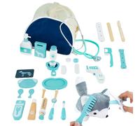 Kids Doctor Playset Pretend Play - Kit de Juguetes Veterinarios de Juego de rol de 25 Piezas - Juguete Veterinario de simulación con de Almacenamiento de Gran Capacidad para niños niñas