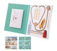 Kids Doctor Pretend Play Set - Silicone 18.7x24.8cm 7.36x9.76in Educational