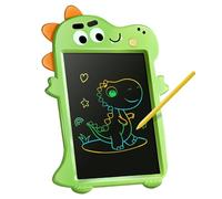Kids Doodle Board Cartoon LCD Tablet, Fomentos Creativity, 25,4 cm Color Display, Easy Erase Function, Educational and Fun Pad, Ideal para viajes y aprendizaje, Green ABS Frame