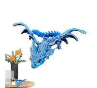 Kids Dragon Toys, juguete de dragón realista figura de dragón | Articulaciones móviles Executive Desk Zappet Toys para niños, adultos, coleccionistas