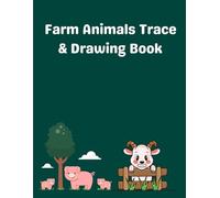 Kids Drawing & Tracing Book | Farm Animals Trace & Draw Worksheets | Preschool Fine Motor Skills Activity PDF