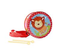Kids Drum - Drum Set For Kids, Wooden Educational Instrument, 5.9in Adjustable Carrying Strap Percussion Portable Drums Set For 2-5 Years Old Boy Girl Early Education Birthday Home Nursery