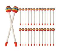 Kids Drumsticks - Primme Qualiity Instrument, Cute Lollipops Smmooth Surrface Mallet, Soft Percussion Durrable Impactt Baton, Twenty Eight Pieces Rainbow Music Gear - For Todlers Babbys Playrooms