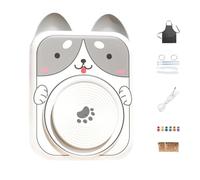Kids Electric Pottery Wheel Set Pottery Forming Machine，Pottery Machine，DIY Painting Supplies (dog)