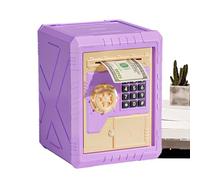 Kids Electronic MoneyBank - Safe Coin Saving Machine, Password Code Lock Box, Long Lasting Cash Storage Toy | Interactive PiggyBank for Children Kids Real Money Savings Educational Play Finance Game