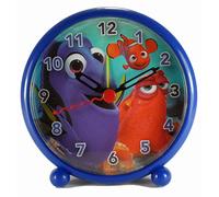 Kids Euroswan Despertador Redondo de 9 cm Modelo Buscando a Dory, Compuesto, Multicolor, 8x3x6 cm