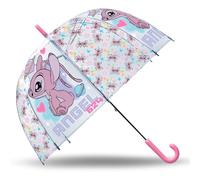 KIDS EUROSWAN Disney Angel - Paraguas transparente de campana de 46 cm