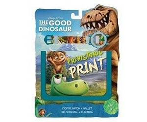 Kids Euroswan - Disney WD16825 Set Billetera +Reloj Digital The Good Dinosaur