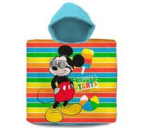 Kids Euroswan- Poncho de Algodon 60X120cm Mickey, Multicolor (MK-236P)