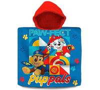 Kids Euroswan- Poncho de Algodon 60X120Cm Paw Patrol, Multicolor (PW19924)
