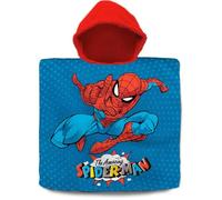 Kids Euroswan Poncho Toalla Algodón Spiderman 120x60cm