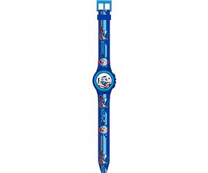 Kids Euroswan Reloj Digital Infantil 21cm Compatible con Sonic El Erizo, Reloj Automático con Correa de plástico Ajustable para Niño y Niña, Regalo Original Cumpleaños
