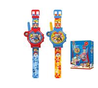 Kids Euroswan Reloj Digital walkie Talkie 2 en 1 de Paw Patrol La Patrulla Canina, Multicolor