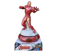 KIDS EUROSWAN SL Lámpara 3D Iron Man Marvel Avengers Mesita Luz LED a pilas - MV15912