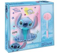 Kids EUROSWAN SL Lilo & Stitch - Juego de Cuaderno y bolígrafo de Tinta esponjosa