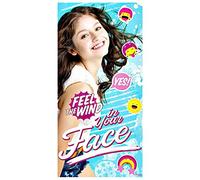 Kids Euroswan Toalla de 140 x 70 cm, Estampado Soy Luna, Algodón, Multicolor, 30x35x5 cm