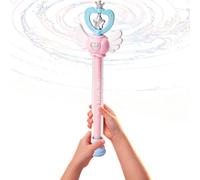 Kids Fairy Wañd Water Toy - Light Up Magic Bubble Blower & Spray Watèr | Electric Wand For Outdoor | For Pool Beach Birthday, Portable Watër Spray, Music & Lights,