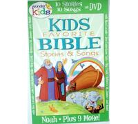Kids Favorite Bible Stories & Songs - Wonder Kids 10 Stories & 10 Songs on DVD - Noah Plus 9 More!