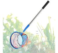 Kids Fishing Net - Retractable Crab | Butterfly Catching Net for Kids, 67" Stainless Steel Skimmer with Non-Slip Handle for Swimming, Outdoor Crabbing Catcher Toy for Camping Summer Game