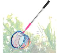 Kids Fishing Nets, Retractable Crab Nets, Non-Slip Heavy-Duty Handle with Fine Mesh Skimmer for Catching Butterflies Outdoor Summer Games Camping Beach Adventures