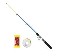 Kids Fishing Rod - 110cm Telescopic Ultra-Light Travel Tackle Stick | Christmas Birthday Bass Tackle Gear Kids Fishing Rod Mini Telescopic Stick for River, Lake, Ice, Crayfish