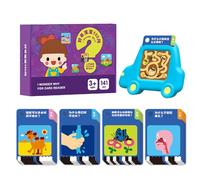 Kids Flash Cards, Learning Toy Device, Educational Instruction Set, Interactive Voice Machine, Engaging Visual Aid, for Classroom Kindergarten Homeschool Birthday Travel Outdoor Use