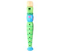 Kids Flute - Wooden, 7.87in 6-Hole Flute Toy | Cartoon Musical Instrument For Education And Entertainment, Develops Hand-Eye Coordination, Sensory Skills, Music Learning