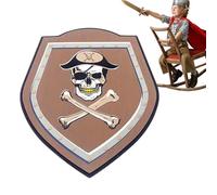 Kids Foam Defense Shield - Role Play Battle Gear, Safe Pretend Equipment | EVA Absorbing Material Portable Size Range, Shallow Pink Round Models, Fantasy Game Larp Event School Yard Use