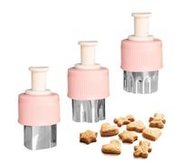 Kids Food Cutter Shapes, Pastry Stamps Mold Garnishing Tools | Pastry Cutters Garnishing Tools Mini Size Cutters For Biscuits, Pastry Dough, Fruits, Lunch Homemade Baking Decorating,