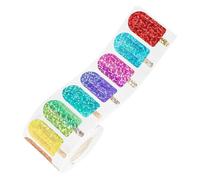 Kids Food Stickers, Adhesive Label Decals, Decorative Wrap with Bright Colors, Drinkware Bottle with Craft Touch, 1,5 pulgadas Lifestyle Supply, Fun Pack for School Home Travel Journal Laptop Card