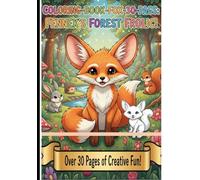 kids fox coloring books: Children colouring book