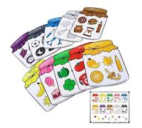 Kids Fridge Magnets - Educational Sorting Toy, Set 10 Piece Cute Design with Bright Colors for Early Learning and Sensory Development Safe Material with Strong Magnetic Hold for Whiteboard
