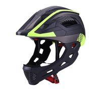 Kids Full Face Helmet - Youth Full Face Cycling Helmet | Cycling Head Protective Gear | Child Motorcycle Helmets With Detachable Chin Guard | Shockproof Breathable | For Boys Girls Youth Riders Skateb