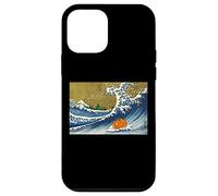 Kids Funny Retro Vintage Surfing Orange Guinea Pig Lover Carcasa para iPhone 12 mini