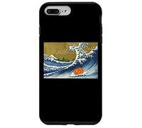 Kids Funny Retro Vintage Surfing Orange Guinea Pig Lover Carcasa para iPhone 7 Plus/8 Plus