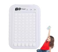 Kids Game Console, Handheld Travel Games, 6.02x4.33x1.57 pulgadas, máquina de entrenamiento electrónico, diseño retro ligero para viajes por carretera, cumpleaños, rosa, , y morado