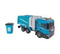 Kids Globe 2Play Scania 510424 - Recogida de Basura (Azul, con luz y Sonido, accionamiento por fricción, Solapas móviles, 56 x 20 x 30 cm, vehículo para niños, vehículo para Jugar, Recogida de Basura