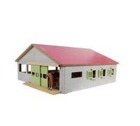 Kids Globe- Establo y Equitación, Color Rosa, 3 Boxen + Reithalle (4363523)