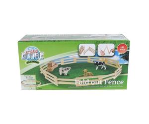 Kids Globe Farming 610304 - Puerta de Ganado (132 cm, Escala 1:32, Valla de Granja para niños, Accesorios de Granja, Juguetes de Granja)