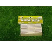 Kids Globe Farming - 6pc Madera Patata Cajas Puntal Cajón - Granja Modelo 1 :3 2